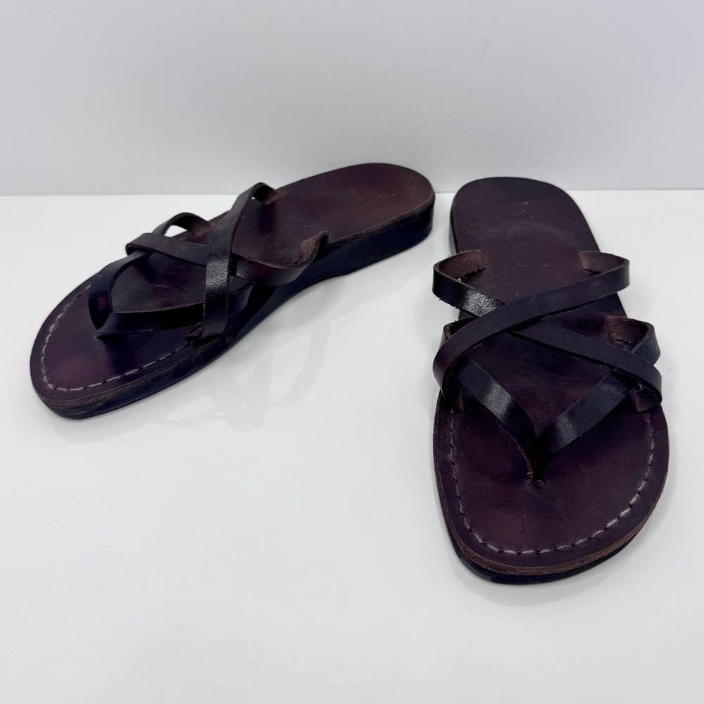 Camel Leather ‘Jerusalem’ Leather Sandals